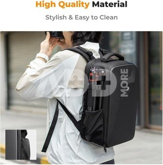 K&F Concept K&F Multi functional Haedshell Camera Backpack.Color: Black