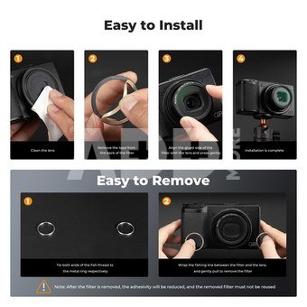 K&F Concept K&F Ricoh GR Series Camera lens filtr