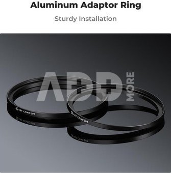 K&F Concept K&F Step Up Filter Ring 58-67mm*2pcs,+Vacuum Cleaning Cloth*1