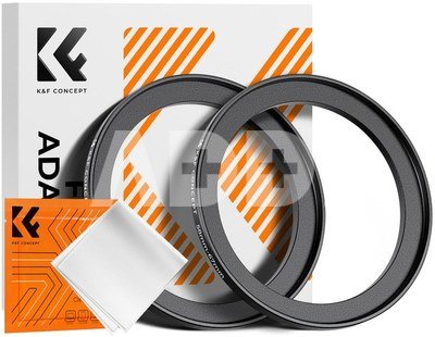 K&F Concept K&F Step Up Filter Ring 58-67mm*2pcs,+Vacuum Cleaning Cloth*1