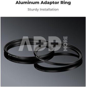 K&F Concept K&F Step Up Filter Ring 72-77mm*2pcs,+Vacuum Cleaning Cloth*1