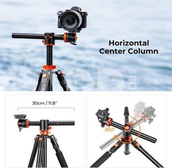 K&F Concept T254A4 tripod with BH-28L ball head