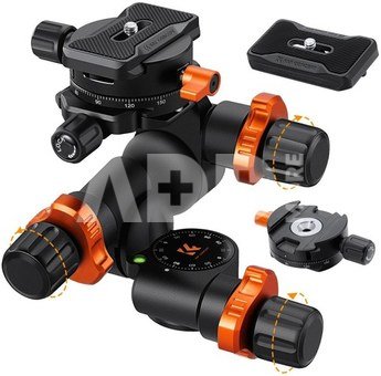 K&F Concept K&F Three-dimensional gear head 360&deg; panoramic