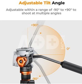 K&F Concept K&F Tripod Ball Head FH-03 with Handle