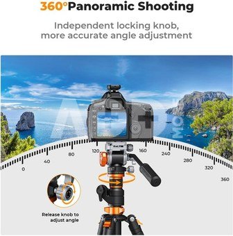K&F Concept K&F Tripod Ball Head FH-03 with Handle