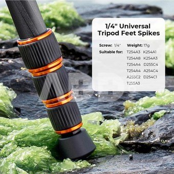 K&F Concept K&F Universal Anti-Slip Rubber Tripod Foot Spikes