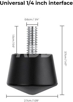 K&F Concept K&F Universal Anti-Slip Rubber Tripod Foot Spikes