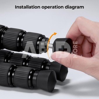 K&F Concept K&F Universal Anti-Slip Rubber Tripod Foot Spikes