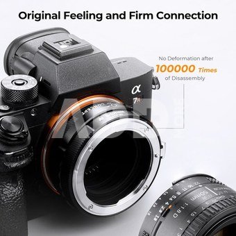 K&F Concept KF,M18106,HIGH PRECISION LENS ADAPTER,Anti reflection,NIK(G)-NEX IV PRO