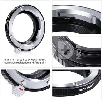 K&F Concept Leica M Lenses to M43 MFT Mount Camera Adapter