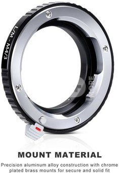 K&F Concept Leica M Lenses to M43 MFT Mount Camera Adapter