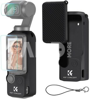K&F Concept Pocket 3 dedicated body silicone protective cover set, including screen protective cover