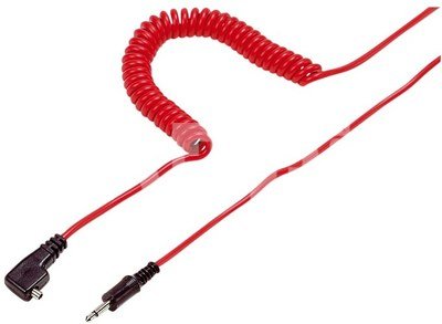 Kaiser Flash Cable, red, 10m PC and jack plug, 6,35mm 1409