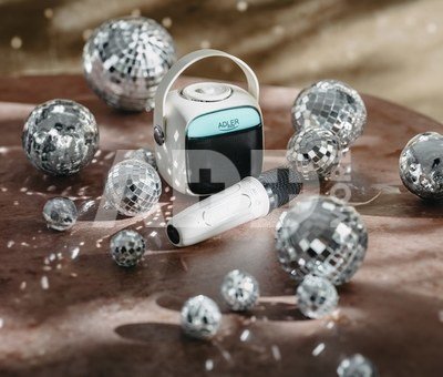 Karaoke Speaker With Microphone | AD 1199W | Bluetooth | White | Portable | Wireless connection