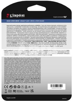 Kingston DC600M | 1920 GB | SSD form factor 2.5" | SSD interface SATA Rev. 3.0 | Read speed 560 MB/s | Write speed 530 MB/s