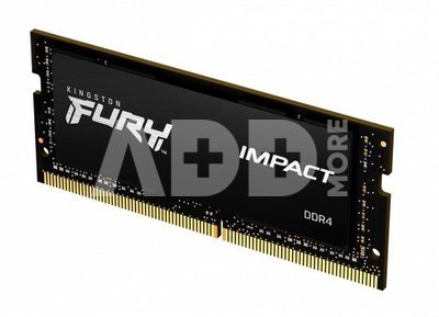 Kingston Fury Impact 8 GB, DDR4, 3200 MHz, Notebook, Registered No, ECC No
