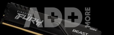 Kingston Memory DDR4 Fury Beast 64GB(2*32GB)/3600 CL18
