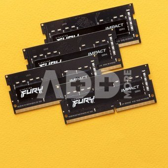 Kingston Memory DDR4 Fury Impact SODIMM 32GB(2*16GB)/3200 CL20