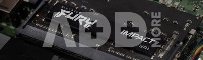Kingston Memory DDR4 Fury Impact SODIMM 32GB(2*16GB)/3200 CL20