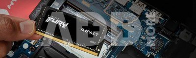 Kingston Memory DDR4 Fury Impact SODIMM 32GB(2*16GB)/3200 CL20