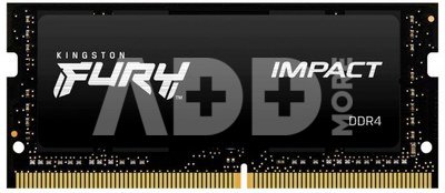 Kingston Memory DDR4 Fury Impact SODIMM 64GB(2*32GB)/3200 CL20