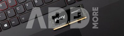 Kingston Memory DDR4 Fury Impact SODIMM 64GB(2*32GB)/3200 CL20
