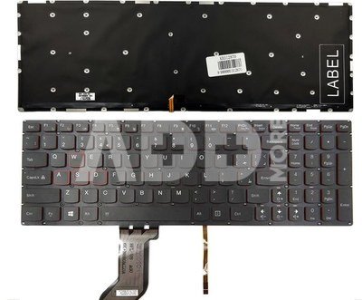 Klaviatūra Lenovo: Ideapad Y700, Y700-15ISK, Y700-17ISK su apšvietimu