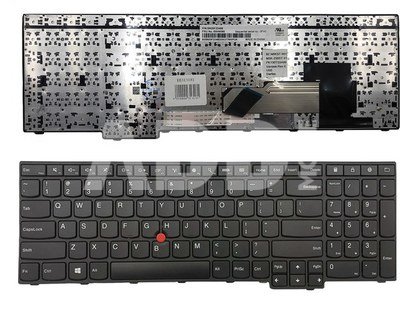 Klaviatūra Lenovo: ThinkPad E550 E555 su rėmeliu ir valdymo tašku