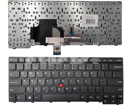 Klaviatūra LENOVO: Thinkpad T440, T440p, T440s, T450, T450s, T431s, E431 su rėmėliu ir &bdquo;trackpoint&ldquo;