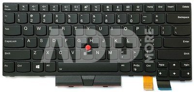 Klaviatūra Lenovo: ThinkPad T460, T460P, T460S, T470, T470P, T470S su pašvietimu