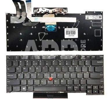 Klaviatūra LENOVO ThinkPad T490s, T495s (US)