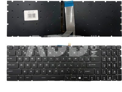 Klaviatūra MSI: GT72, GS60 su apšvietimu