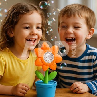 Koala Games G2659 Flower-Shaped Bubble Blower (Random Color)