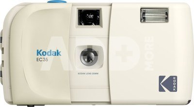 Kodak EC35 Film Camera Vanilla White + Kodak Ultra Max 24 Exp