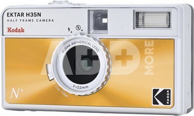 KODAK EKTAR H35N CAMERA GLAZED ORANGE