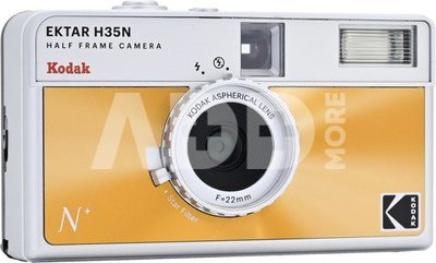 KODAK EKTAR H35N CAMERA GLAZED ORANGE
