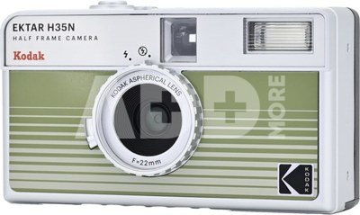 KODAK EKTAR H35N CAMERA STRIPED GREEN