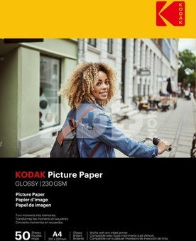 Kodak Picture Paper 230g 11.8 mil Glossy 4/6x100 (9891267)