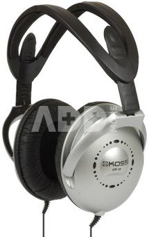 Koss Headphones UR18 Headband/On-Ear, 3.5mm (1/8 inch), Silver, Noice canceling,