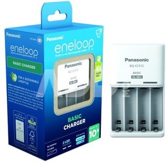 Kroviklis Panasonic ENELOOP BQ-CC51E, 10 hours charger