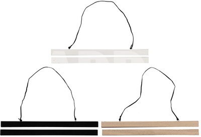 Laikiklis plakatams su magnetu 3 spalvos 30x2.5x2 cm 331261