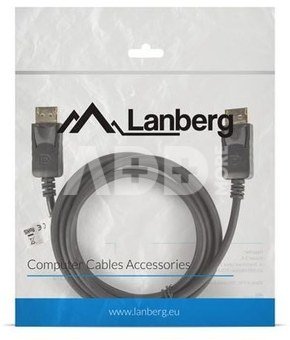 Lanberg Cable DisplayPort M/M 4K 1.8M black