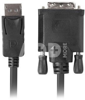 Lanberg Cable DisplayPort v1.2 DVI-D(24+1) 1.8M black