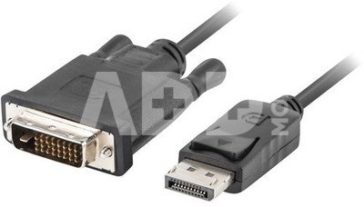 Lanberg Cable DisplayPort v1.2 DVI-D(24+1) 1.8M black