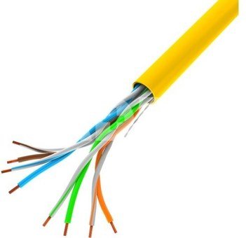 Lanberg Cable UTP Cat.5E CU 305 m wire FLUKE LCU5-12CU-0305-Y yellow