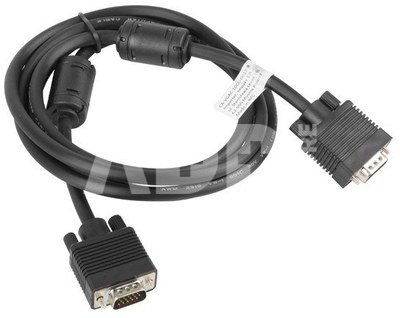 Lanberg Cable VGA Ferryt 1.8M M/M Shield black