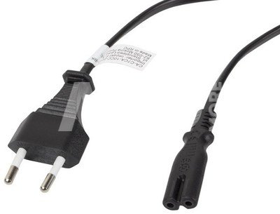 Lanberg EURO power cable (radio) CEE 7/16 - IEC 320 C7 1.8M black