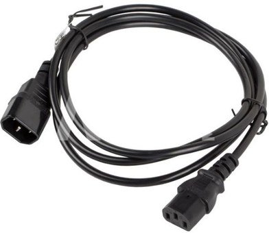 Lanberg Extension power cable IEC 320 C13 - C14 1.8M black