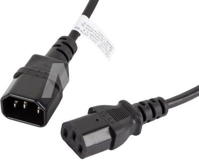 Lanberg Extension power cable IEC 320 C13 - C14 1.8M black