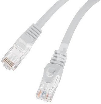 Lanberg Patchcord cat.6 UTP LSZH CU 0.5m grey fluke passed